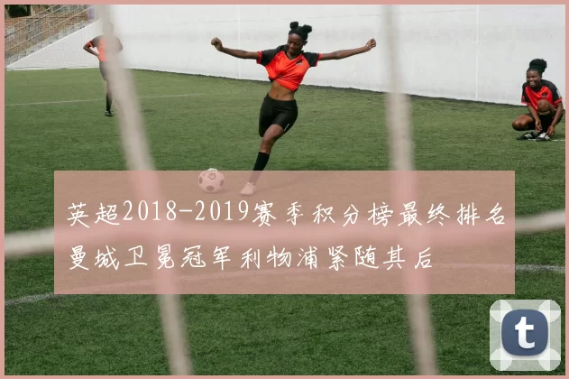 英超2018-2019赛季积分榜最终排名曼城卫冕冠军利物浦紧随其后